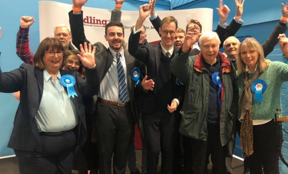 Gedling Conservatives GE win 2019 - Tom Randall MP